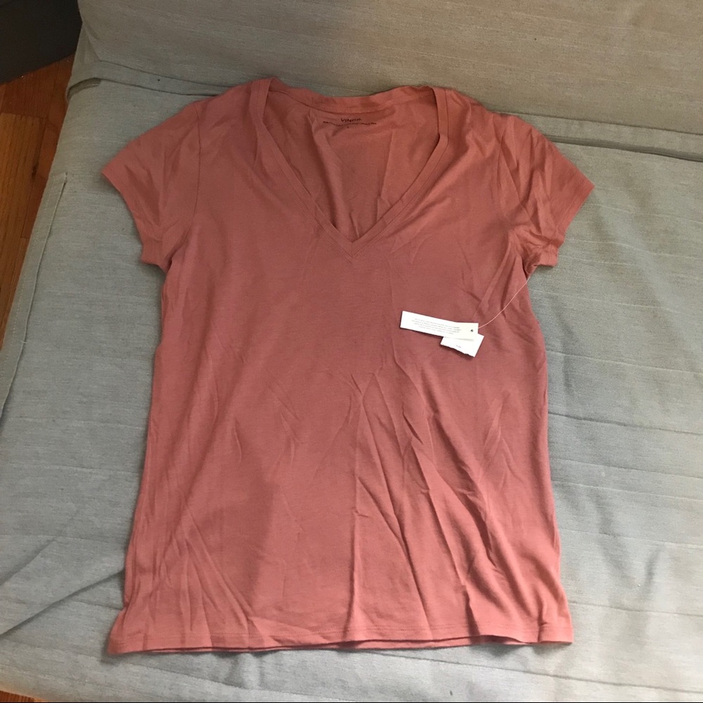 Women's V-Neck Pink Top